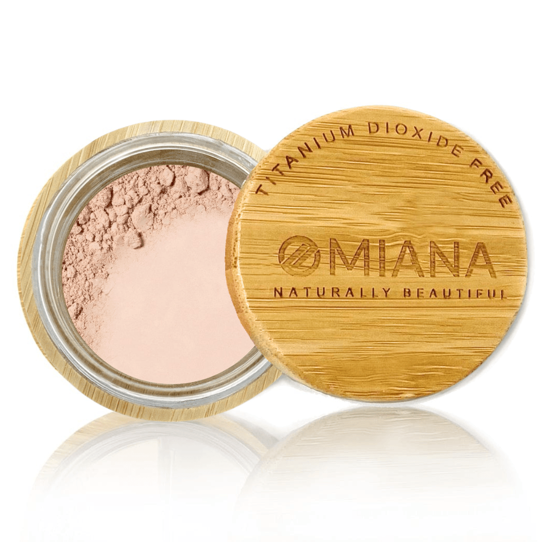 Omiana Beauty Foundation Feisty / Original Size (6g | 0.21 oz) Loose Powder Mineral Foundation - Without Mica, Titanium Dioxide, & More!